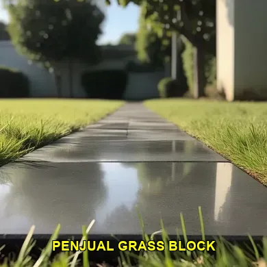 penjual grass block